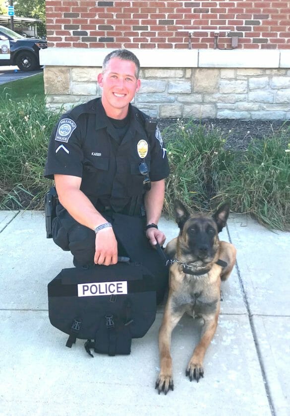 Police officer with Police K9