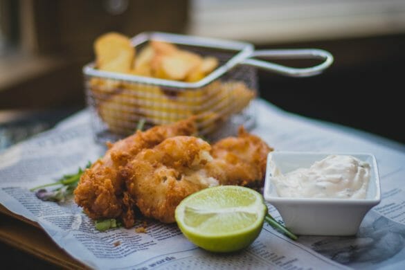 Fried fish and chips