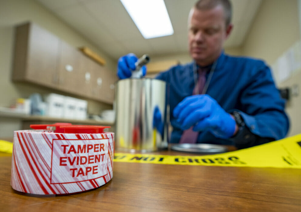CSI working on evidence