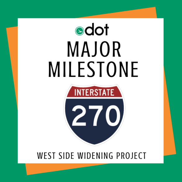ODOT major milestone banner