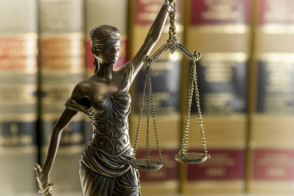 Scales of Justice stock image