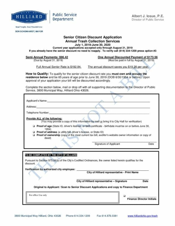 senior-discount-form-2019-2020-city-of-hilliard