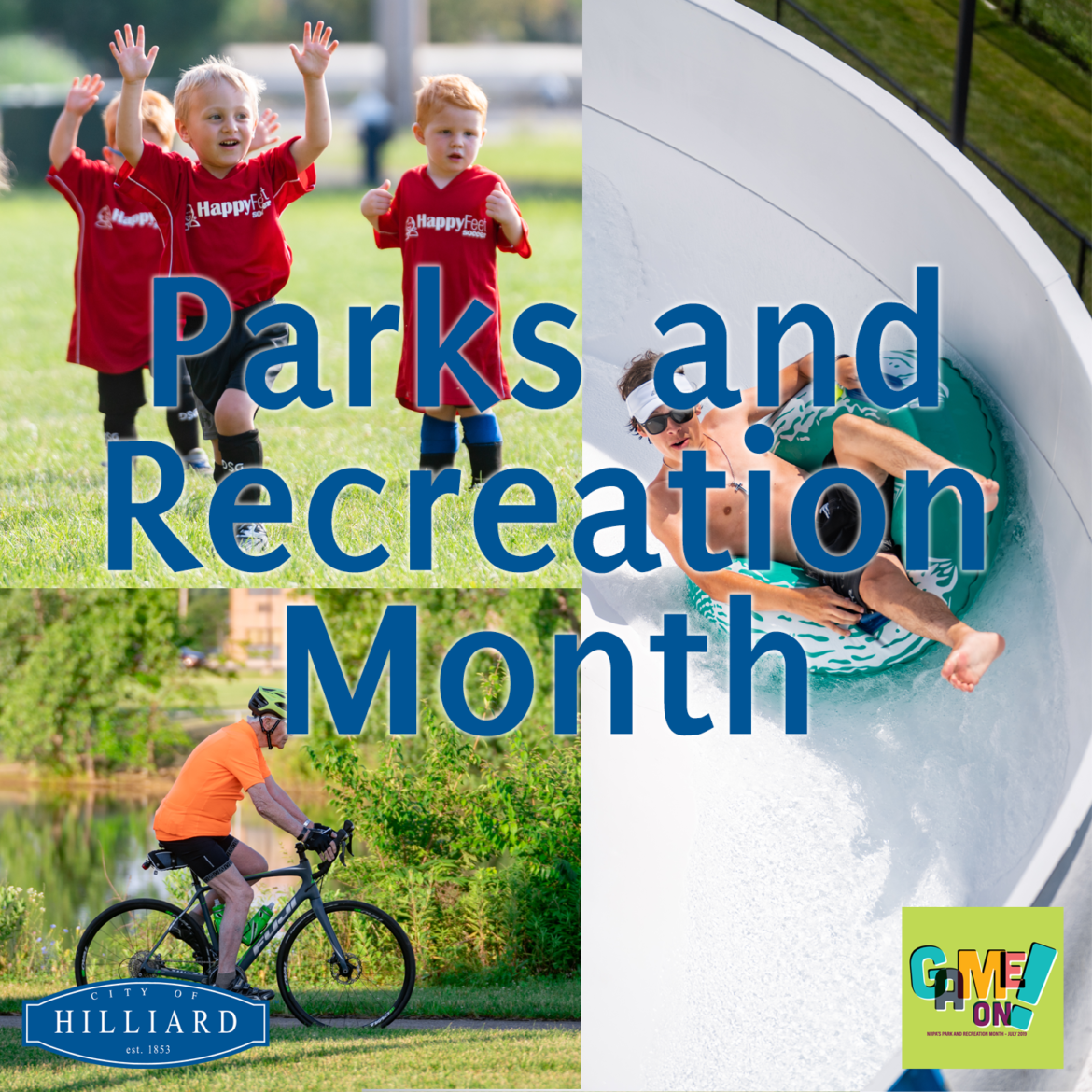 Sign for Parks and Rec Month