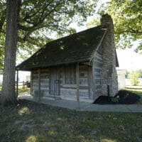Historical cabin at historical village