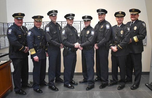 Graduating officers