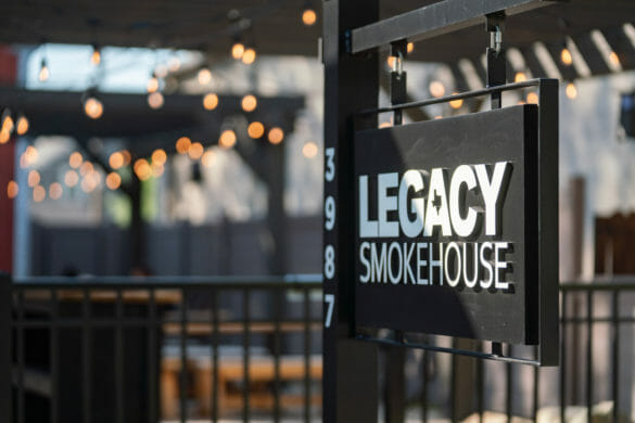 Legacy Smokehouse sign