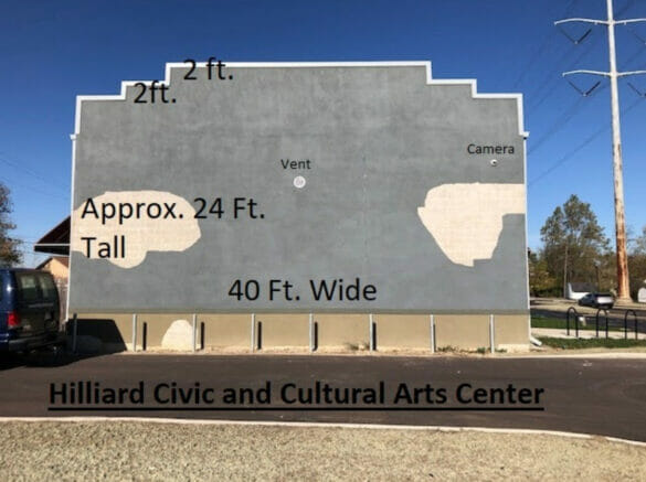 Hilliard Civic and Cultural Arts Building wall