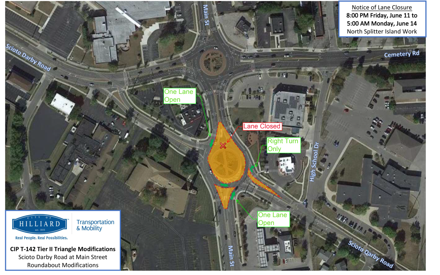 Lane Closure: Scioto Darby at Main Street Undergoing Work to Improve ...