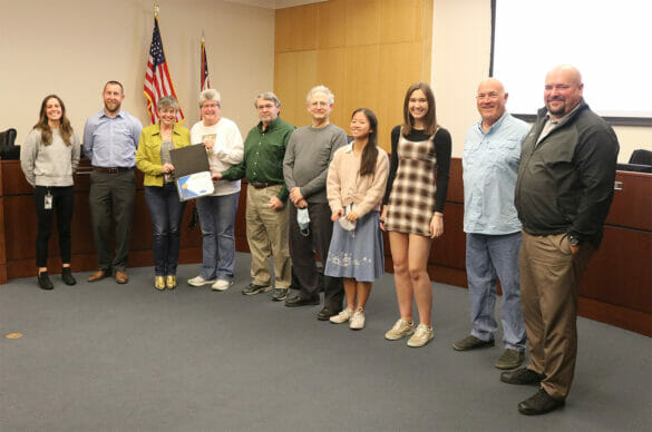 Volunteers recognized at city council