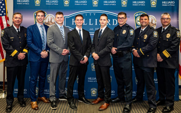 Hilliard welcomes five new police officers