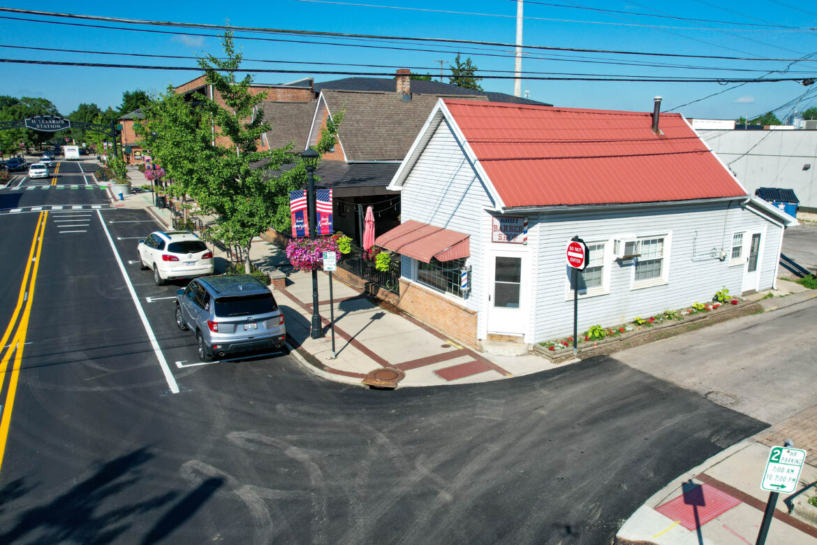 The classic, old school barbershop at 4039 Main Street has a bright, new outlook thanks to James and Lisa Lentz. 