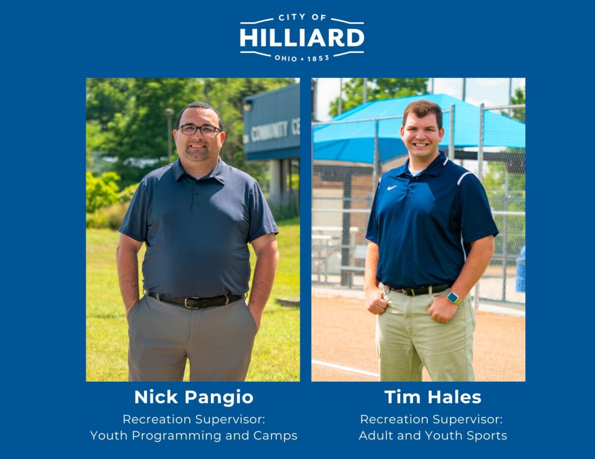 The City of Hilliard Recreation and Parks Department has two new faces as members of its full-time staff.