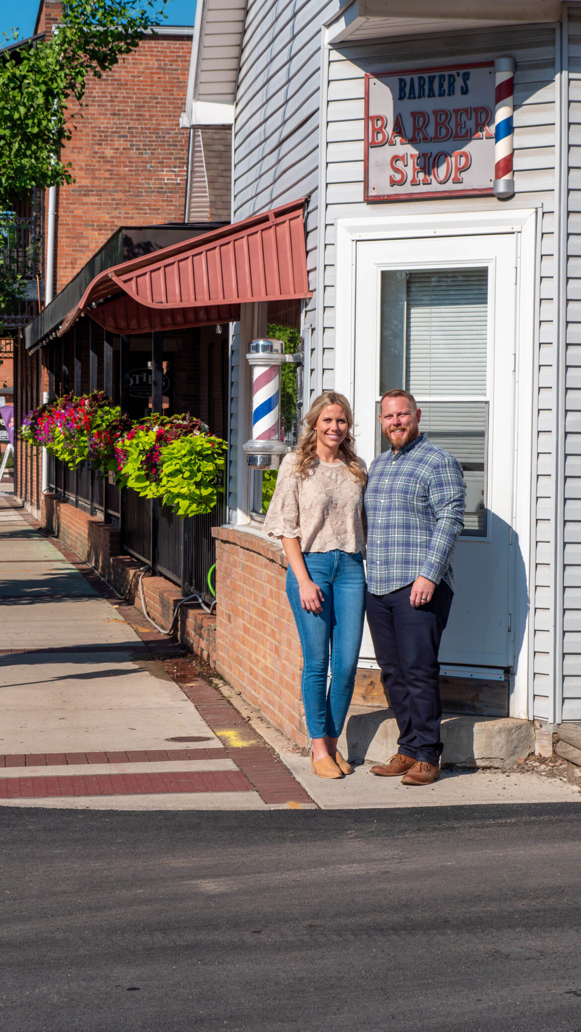 The central Ohio couple purchased Barker's Barbershop in March of this year, and already have plans to renovate the building thanks thanks to the Old Hilliard Facade Improvement Program.