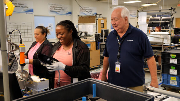 The Hilliard location employs 53 people, where final assembly and testing takes place before the antennas are shipped to customers daily across the United States.