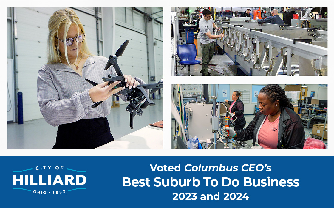 On Friday, the City of Hilliard was named the Best Suburb To Do Business by the readers of Columbus CEO magazine.  