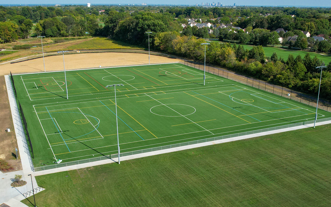 Soccer fields