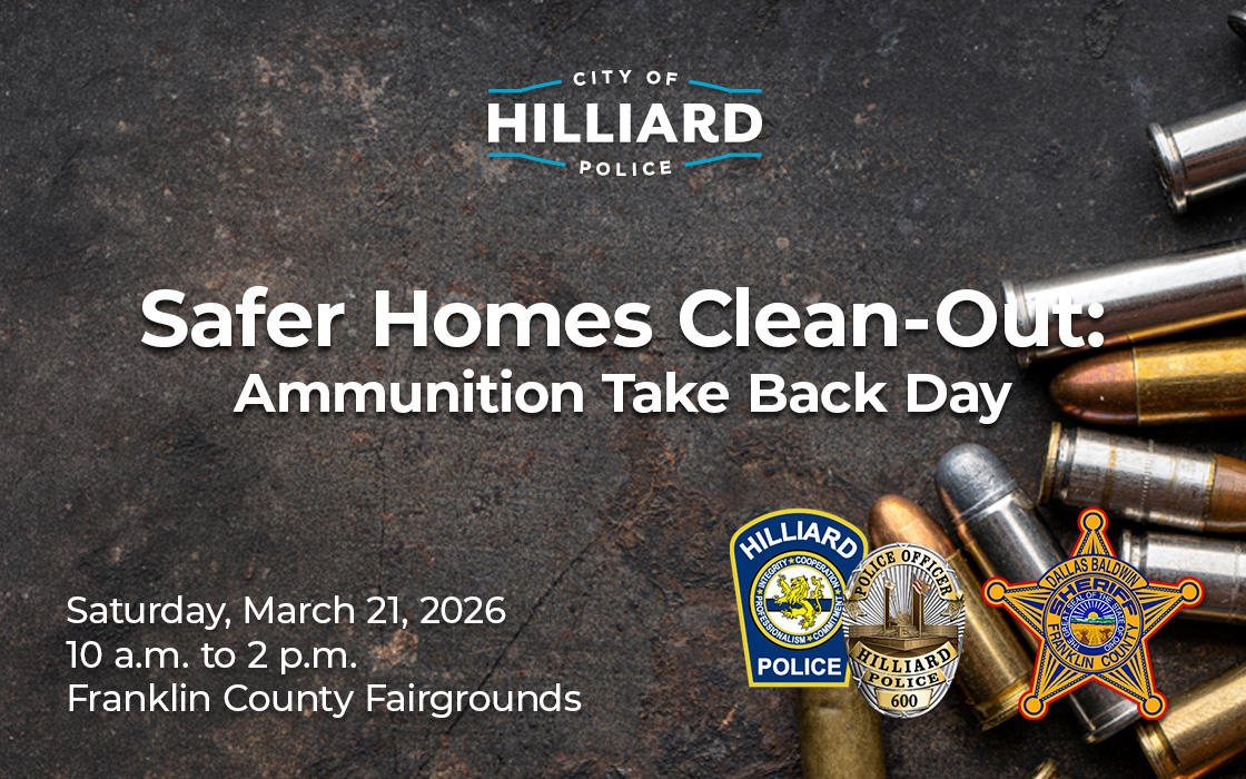 A flyer for Safer Homes Spring Cleanout event