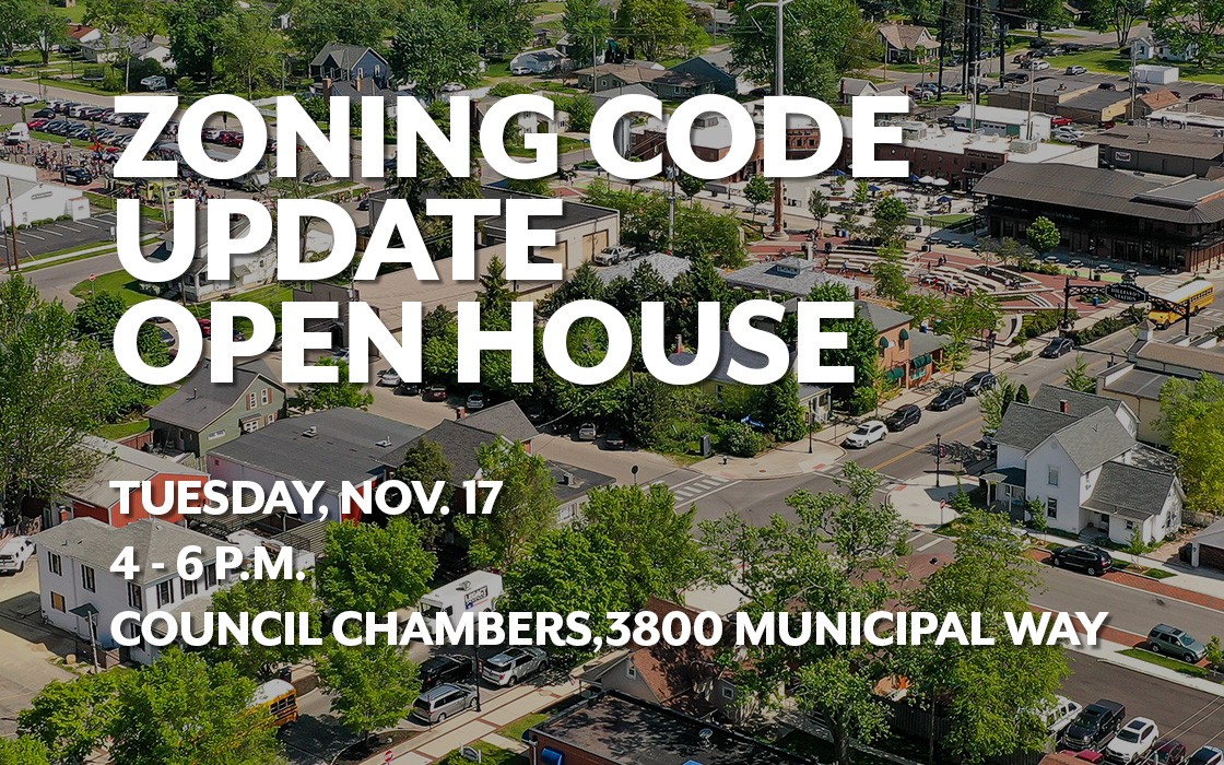 zoning code update open house graphic